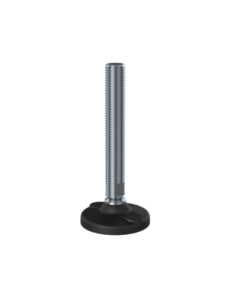 Machine foot HPA-FIX81-UNC 7/8 x 6, AISI 304, 2 fixations