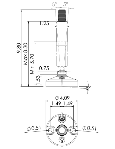 Machine foot