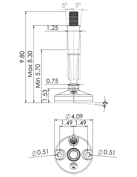 Machine foot
