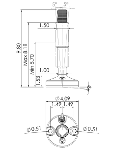Machine foot 2