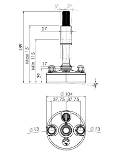 Machine foot 2