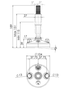 Machine foot 2