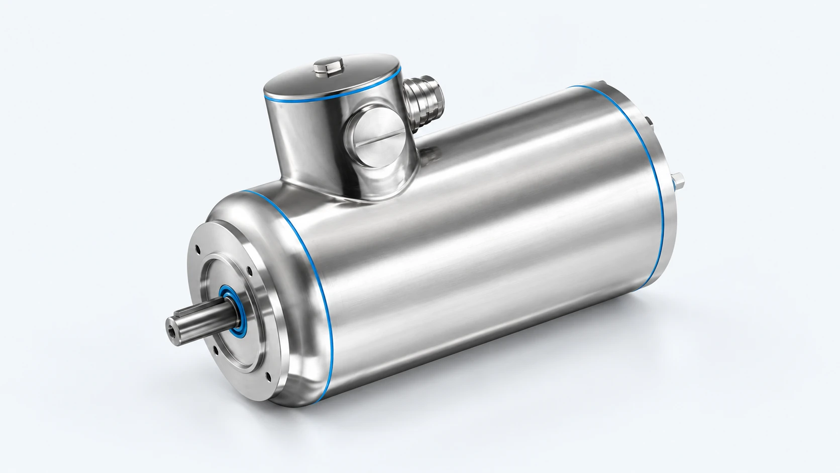 Stainless steel electric motors &mdash; category illustration